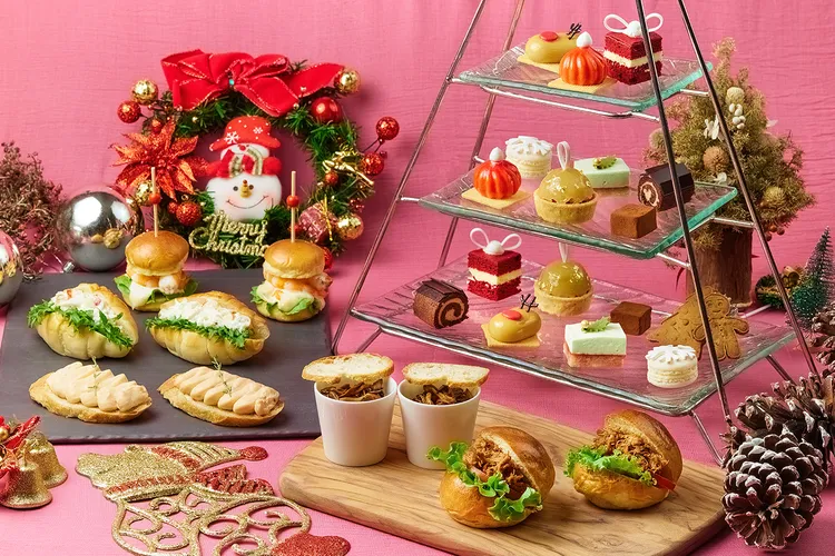 JR東日本大飯店台北Platform月台町大廳酒吧 聖誕下午茶。業者提供