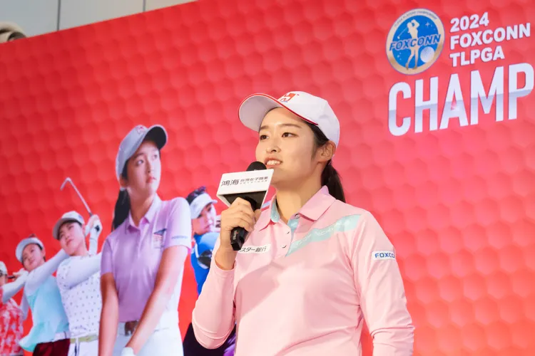 鴻海贊助的台灣女子高球好手吳佳晏。鴻海提供