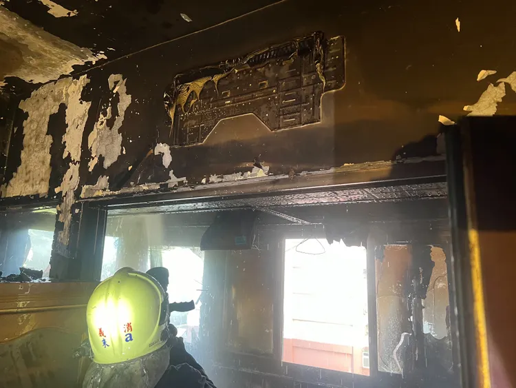 起火處位於6樓。翻攝照片