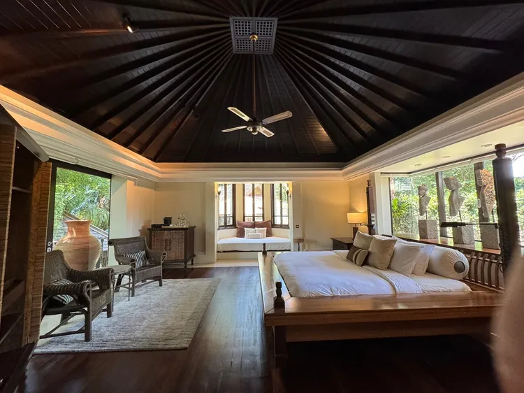 Villa內部。吳玉愛攝