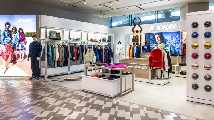 K-WAY旗艦門市店裝。品牌提供