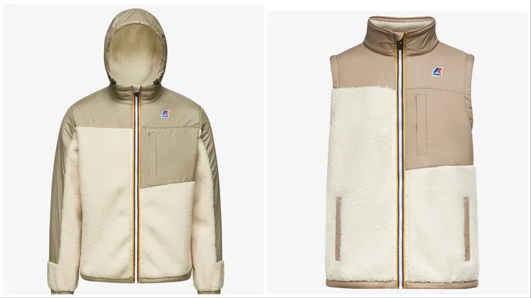 Nersev Orsetto毛絨外套（左）7400元、Nersev Orsetto毛絨背心（右）6200元。品牌提供