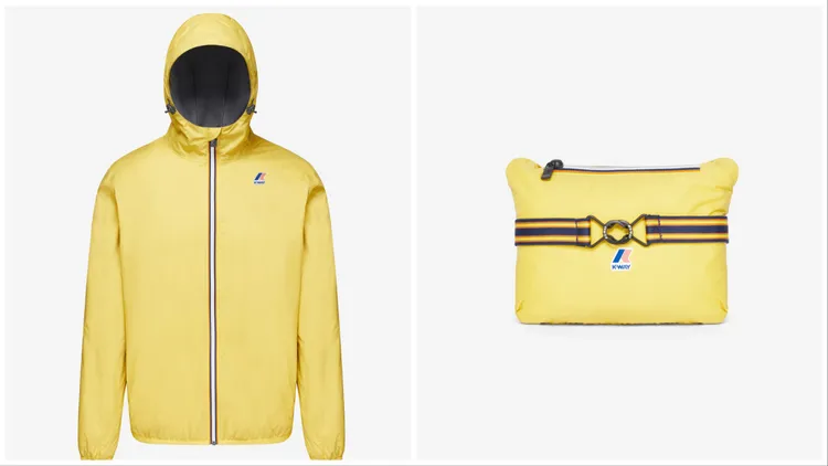 Le Vrai可收納防水透氣外套（黃），4600元。品牌提供