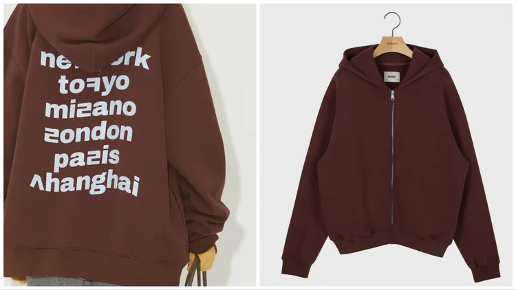​​Love City連帽夾克（棕），6000元。品牌提供