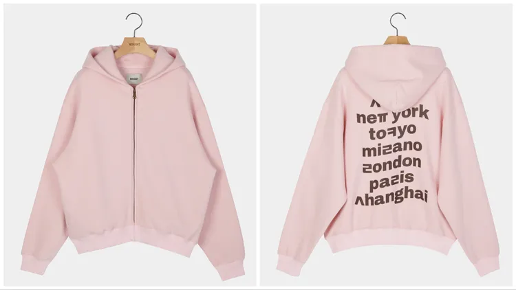 ​​Love City連帽夾克（粉），6000元。品牌提供