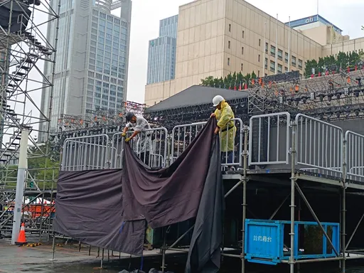 北市跨年晚会搭舞台中!劳检防坠落、漏电过关 每日查到结束拆棚
