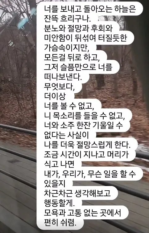 金義聖上傳送完李善均後回程影片，希望他好好安息。翻攝金義聖IG