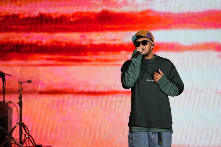 壓軸嘉賓張震嶽帶來一系列經典情歌，讓歌迷大飽耳福。TVBS提供