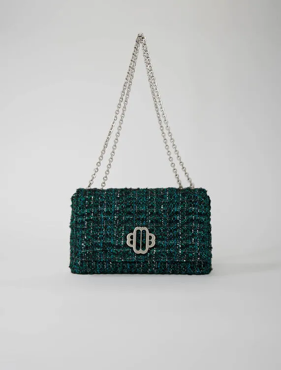 Maje毛呢Clover包，1萬4290元。品牌提供