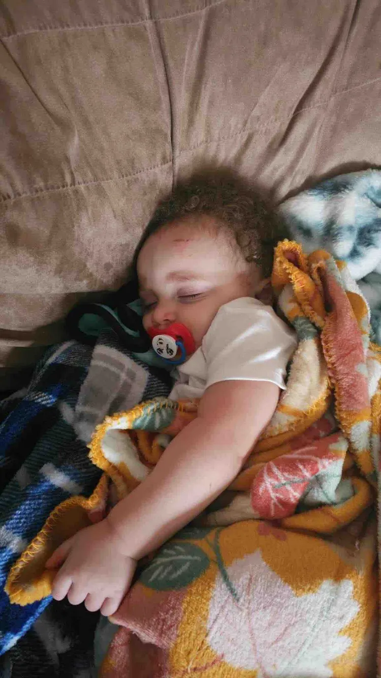 男嬰安然無恙。翻攝GoFundMe