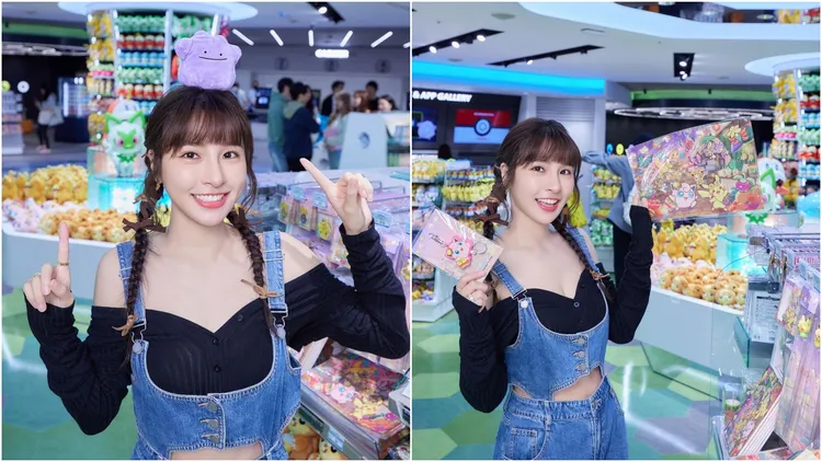 峮峮兼具性感與甜美反差萌。翻攝自峮峮IG