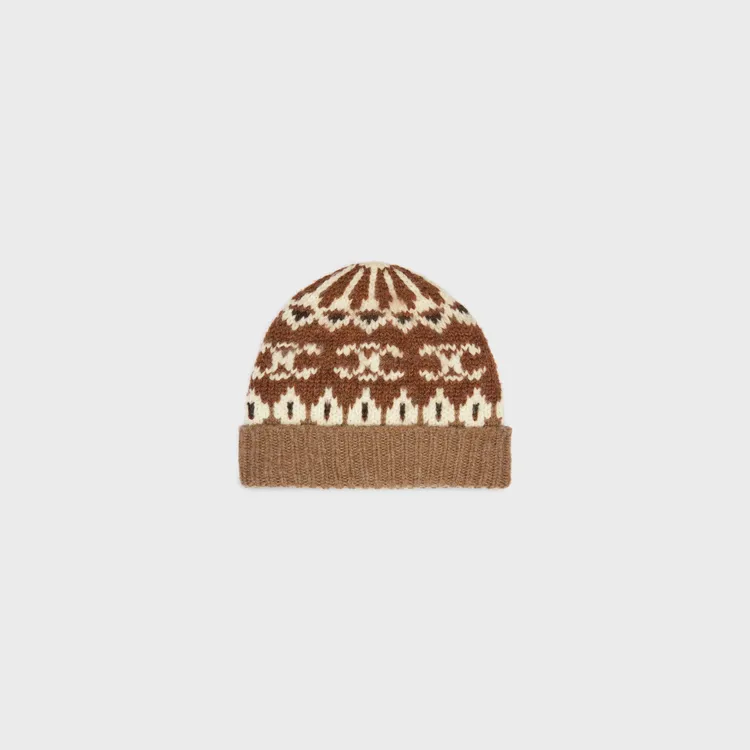 Triomphe費爾島羊毛針織帽，1萬6000元。品牌提供