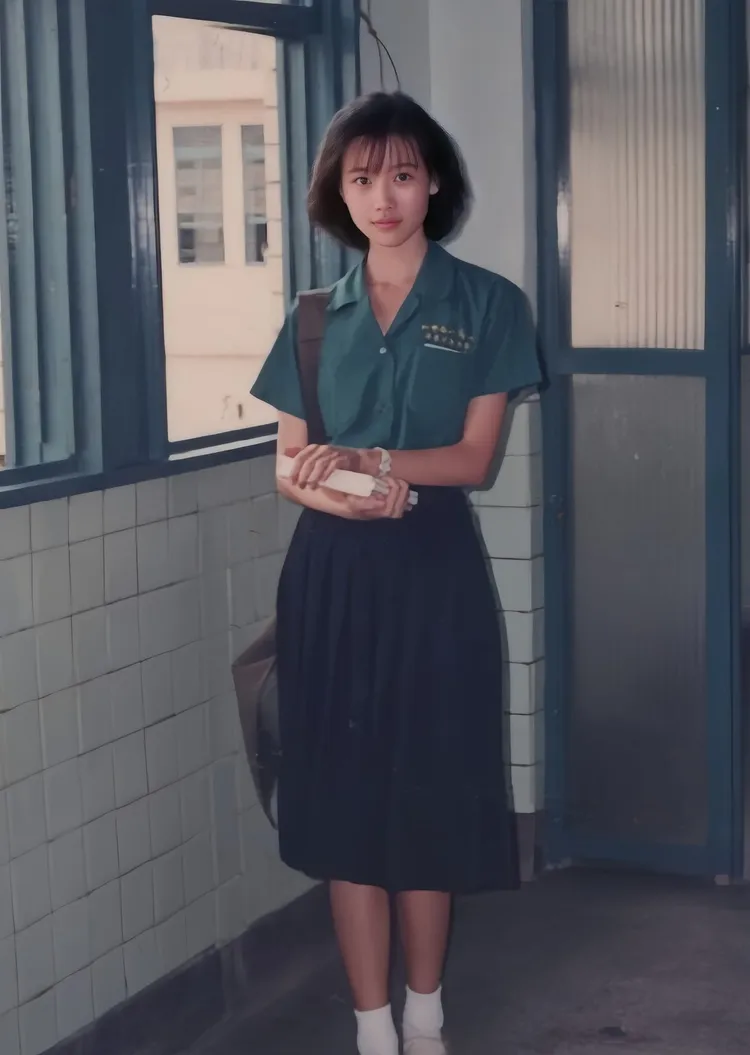 寇乃馨34年前就讀北一女時就很正。翻攝自寇乃馨臉書