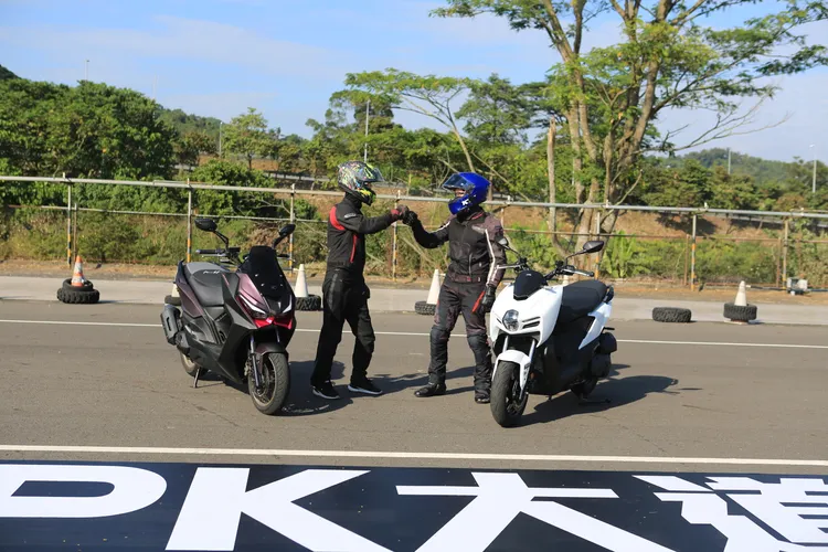 KYMCO ROMA GT同時也將輪戰SYM MMBCU。林浩昇攝