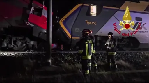 暗夜事故!義大利北部火車對撞 至少17人輕傷