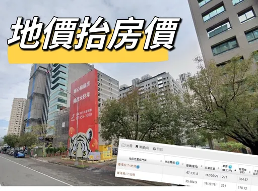 美術館房價飆上7字頭 城揚整合千坪地市值逾20億元