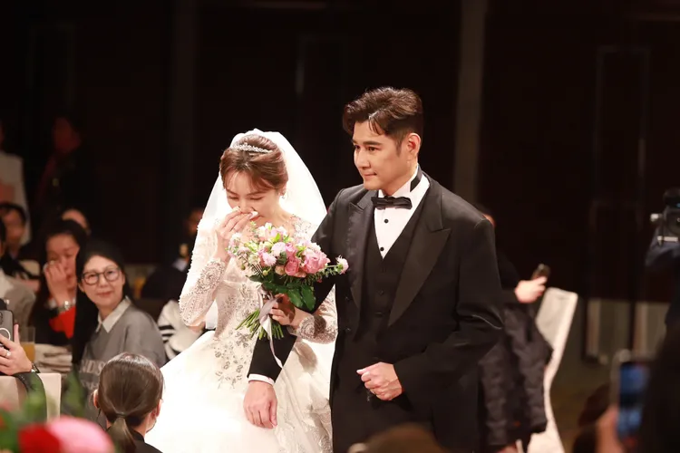 婚禮現場。民視提供