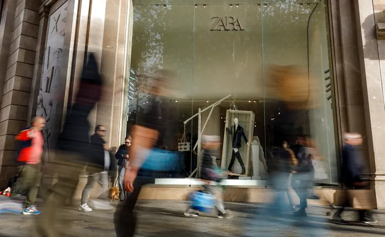 西班牙巴塞隆納的Zara。路透社
