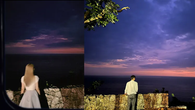 楊丞琳和李榮浩發同款照片。翻攝楊丞琳微博、李榮浩微博