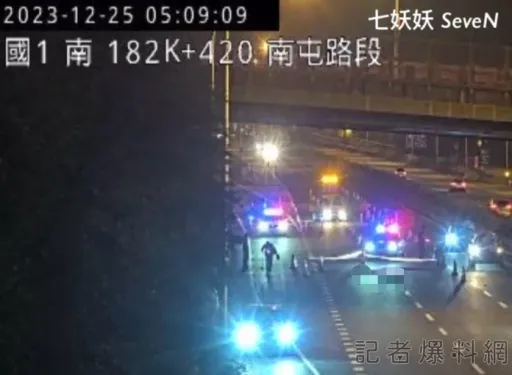 國道傳有人從橋上墜落　多車輾過死亡