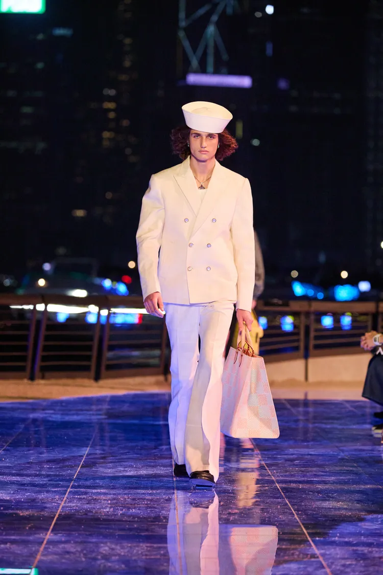 LV 2024早秋男裝系列。品牌提供