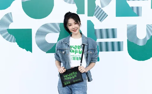 邵雨薇露纖腰當「環保小尖兵」 用「少肉多蔬」飲食愛地球