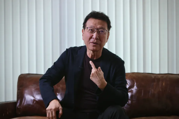 趙少康也說，他也不是不能辭，中廣董事長也不是多偉大的職務，但他認為總是要有道理。林林攝