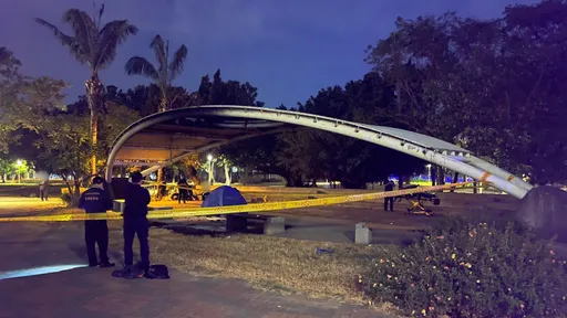 公园火警！男子烧伤不治　家属悲痛认尸