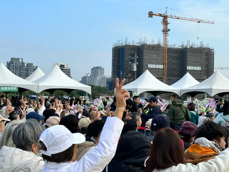 高雄場環島拼字反應熱烈。潘袁詩羽攝