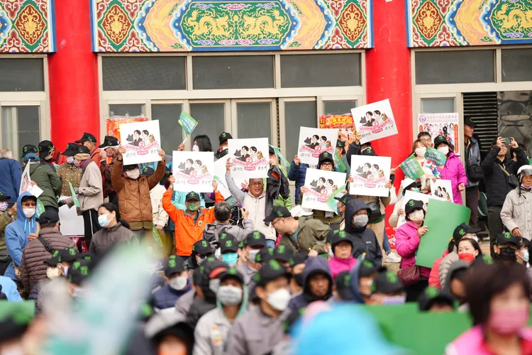 現場人數約有2000人。賴清德競總提供