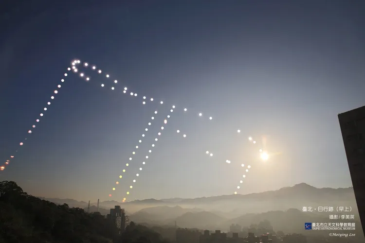 台北日行跡。台北天文館提供