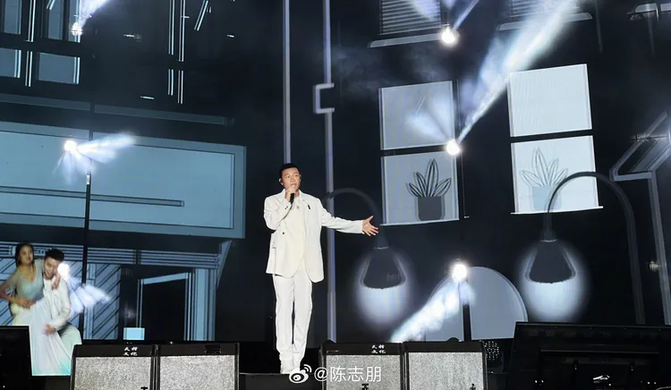 陳志朋近年主要接商演，較少出現螢光幕。翻攝陳志朋微博