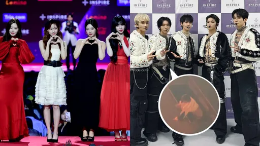 SBS歌謠大戰|狂出包!NCT跌落舞台驚險畫面曝光 aespa紅毯險遭男粉襲擊