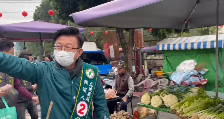 郭國文諷說，請對手提出自己真正的政見。郭國文陣營提供