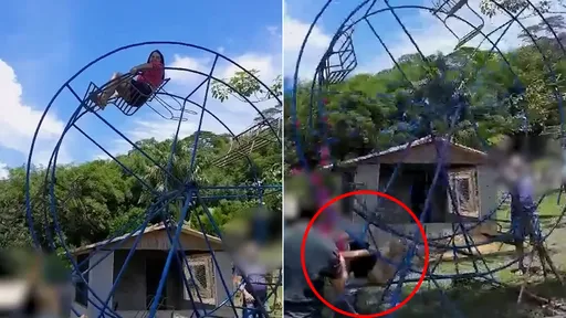 49歲婦「硬上餐廳兒童摩天輪」 瞬間失衡撞底座斃命