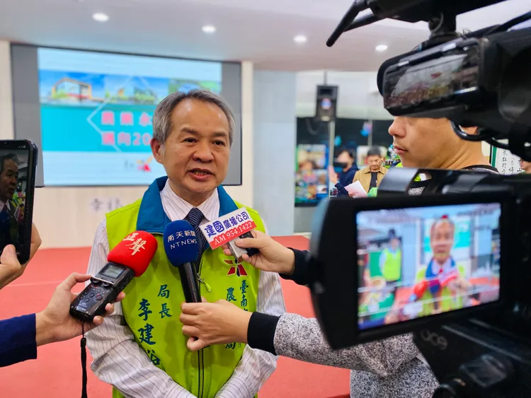 李建裕指出，「世界蘭花會議」明年在台南，並爭取到2025 「亞太蘭展」主辦權。王志弘攝