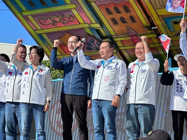 侯友宜今天彰化造勢行程滿滿。國民黨提供