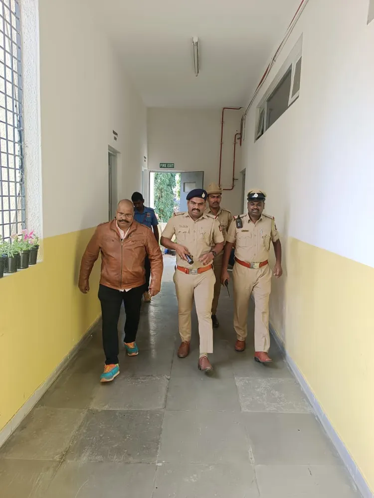 印度班加羅爾10於所學校接炸彈威脅，警方到各校搜查暫無發現。翻攝班加羅爾警方X@CPBlr