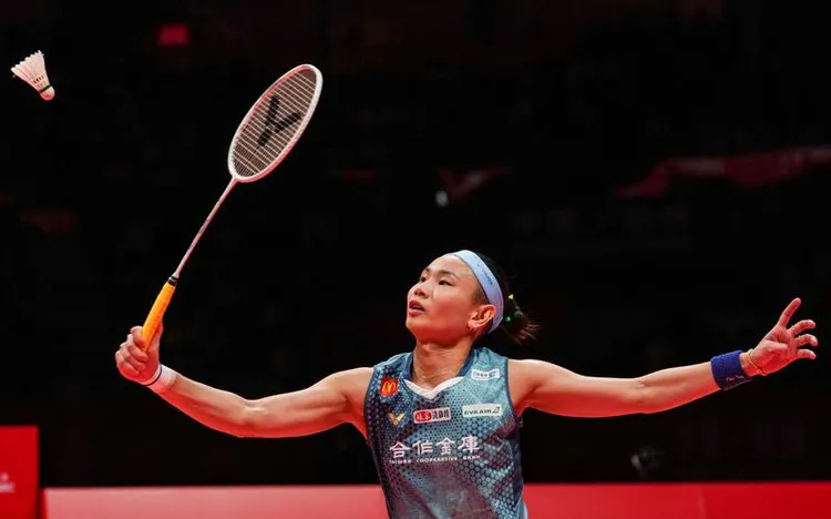 戴資穎在世界羽聯年終總決賽奪冠。新華社