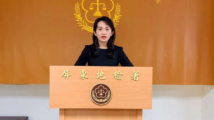 屏東地檢署襄閱主任檢察官陳靜慧說明案情。屏東地檢提供