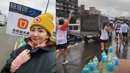 台北馬拉松爆疏失!謝忻怒噴市府工程車亂入「選手邊跑邊躲」