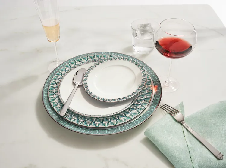 Tiffany T Ture系列餐盤。品牌提供