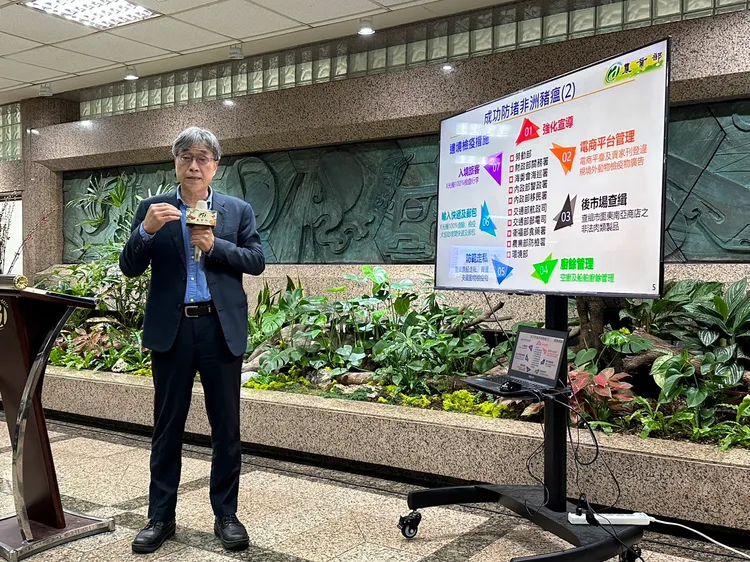 農業部代理部長陳駿季。陳怡文攝