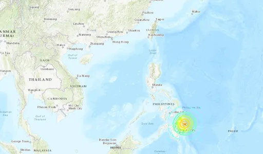 菲律賓民答那峨島近海規模7.5強震　發布海嘯警報