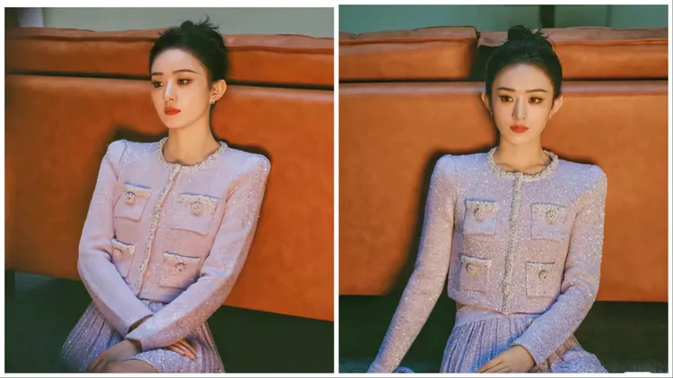 趙麗穎穿出大家閨秀的氣質。翻攝BeautyFocus小紅書