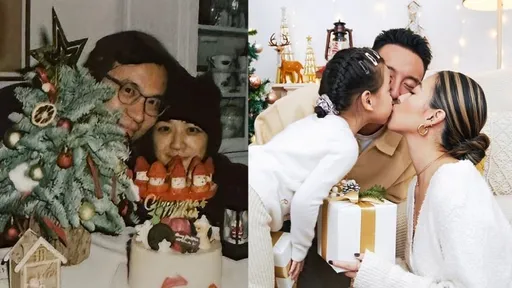 聖誕破婚變!王陽明一家3口打啵 湯唯黏歐巴甜度爆表