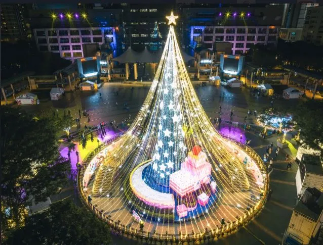 新北耶誕城。翻攝自新北旅客臉書