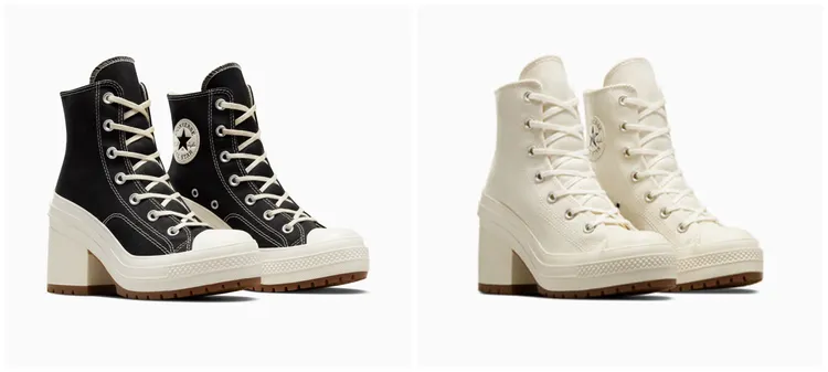 De Luxe Heel復古粗跟鞋，各3380元。品牌提供