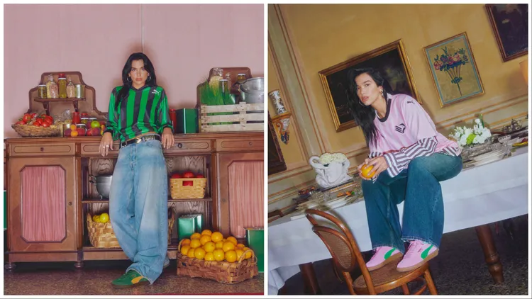 Dua Lipa演繹Palermo鞋款。品牌提供
