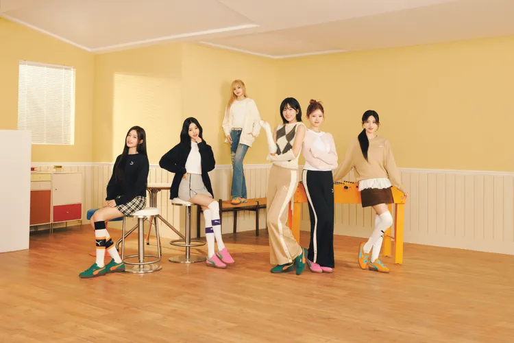 IVE成員演繹Palermo鞋款。品牌提供